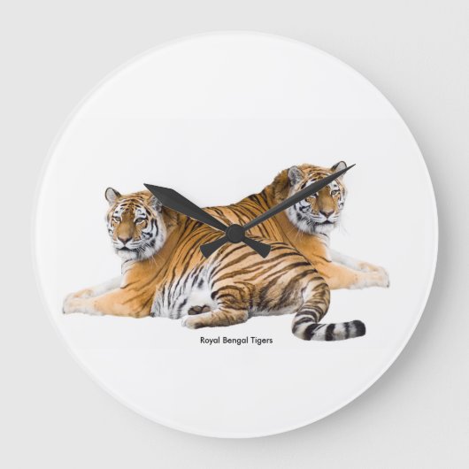 Tiger image for Round-Large-Wall-Clock ラージ壁時計 (正面)