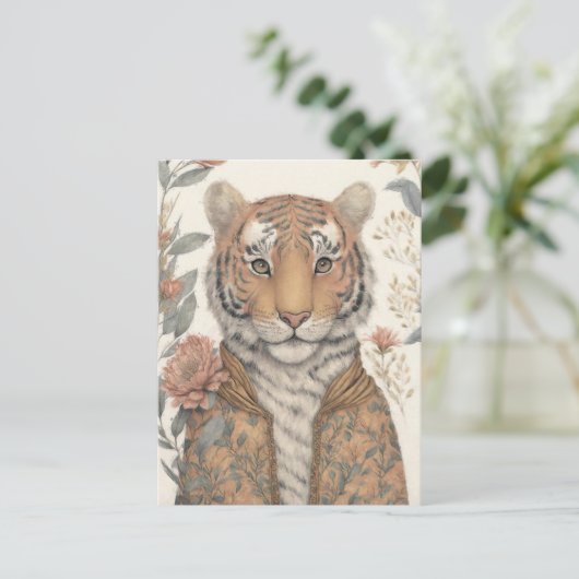 Tiger in a Jacket ポストカード (スタンド正面)