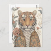 Tiger in a Jacket ポストカード (正面/裏面)