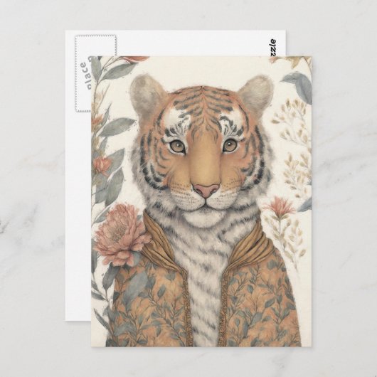 Tiger in a Jacket ポストカード (正面/裏面)