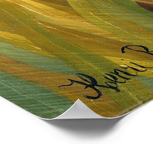 Tiger in a Tropical Storm (Surprised!) Rousseau ポスター (角)