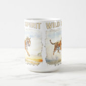 Tiger in Action - Wild Spirit コーヒーマグカップ (中央)