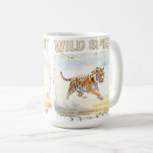 Tiger in Action - Wild Spirit コーヒーマグカップ (正面右)