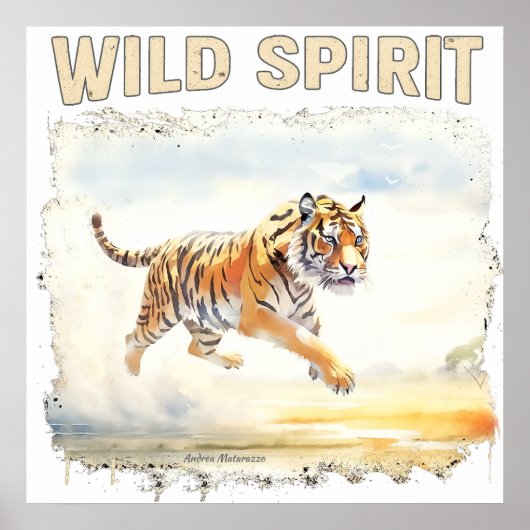 Tiger in Action - Wild Spirit ポスター (正面)