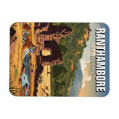 Tiger in Ranthambore National Park India Travel マグネット (横)