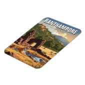 Tiger in Ranthambore National Park India Travel マグネット (左側)