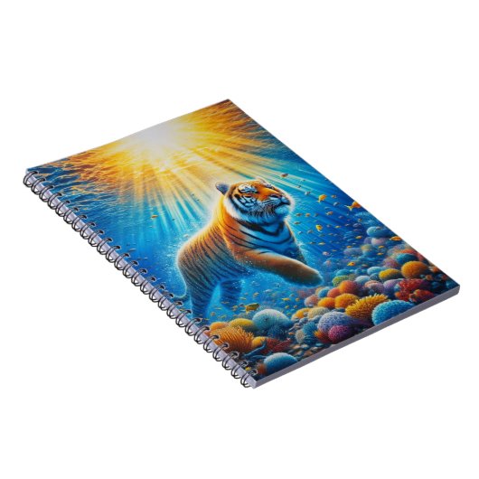 Tiger inside the ocean ノートブック (右側)