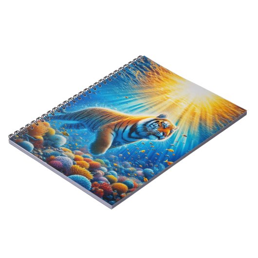 Tiger inside the ocean ノートブック (左側)