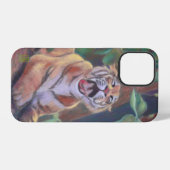 Tiger iPhoneケースの大口 iPhoneケース (裏面横)