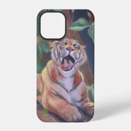 Tiger iPhoneケースの大口 iPhoneケース (裏面)