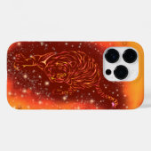 Tiger iPhoneケース走の星空の夜 Case-Mate iPhoneケース (裏面 (横))