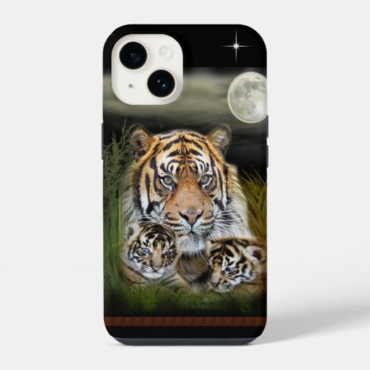 Tiger  iPhone 6/6s Plus Cases iPhoneケース (裏面)