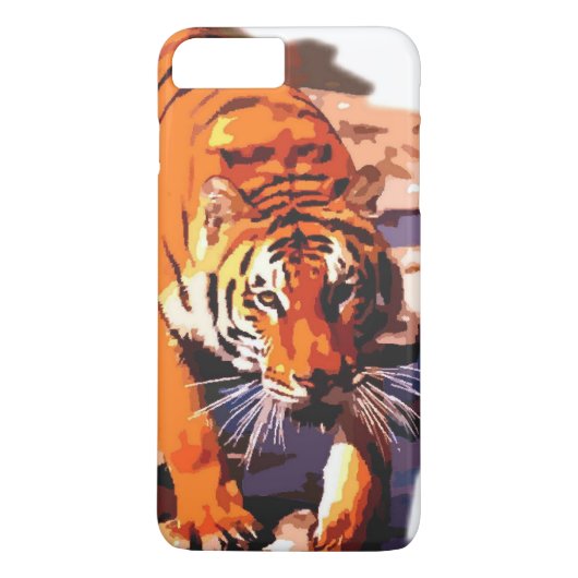 Tiger iPhone 7プラスケース Case-Mate iPhoneケース (裏面)