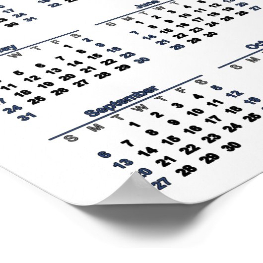 Tiger Kitten 2026 Calendar ポスター (角)