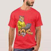Tiger Laptop Tシャツ (正面)