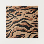 Tiger Leopard：動物の肌シームレス タペストリー (正面(横))