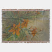 Tiger Lilies スローブランケット (正面)