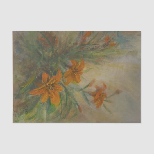 Tiger Lilies 薄葉紙 (正面)