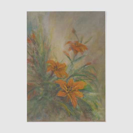 Tiger Lilies 薄葉紙 (正面)