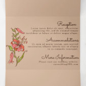 Tiger Lily オールインワン ウェディング 三つ折り招待状 (内部中)