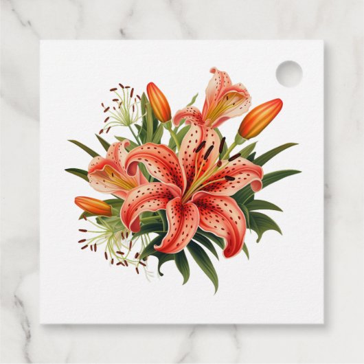 Tiger Lily Personalizableありがとう フェイバータグ (裏面)