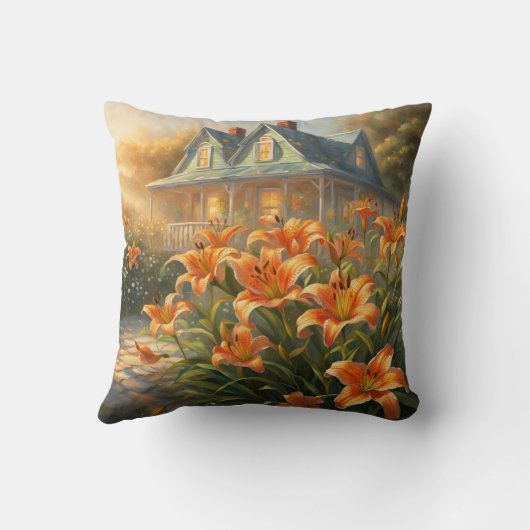 Tiger Lily Symbolism クッション (裏面)