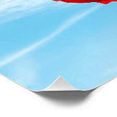 Tiger longwing butterfly pollinating a rose Don Ju ポスター (コーナー)