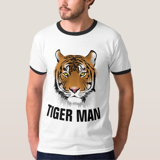 TIGER MAN メンズTシャツ Tシャツ (正面)