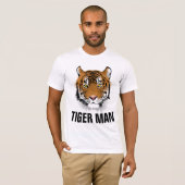 TIGER MAN MEN'S Tシャツ&トレーニングジムシャツ Tシャツ (正面フル)
