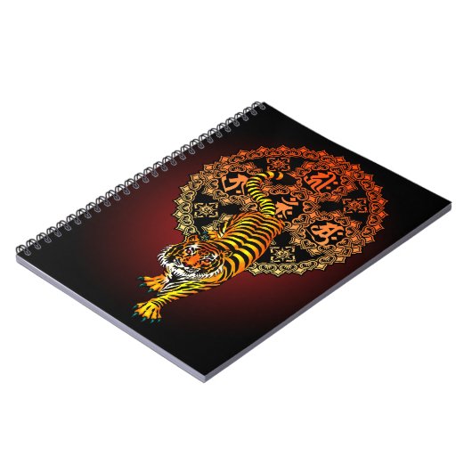 Tiger Mandala 02 ノートブック (左側)