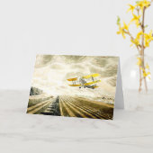 Tiger Moth、Eric Raviliousのアートワーク、 カード (黄色い花)