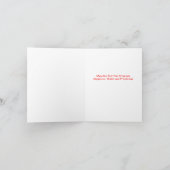 Tiger New Year Note Card 2010 （黒） カード (内部)