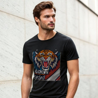Tiger No Crown Needed Alpha Streetwear T-Shirt |  Tシャツ