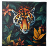 “Tiger of Mine” – Colourful Tiger Portrait タイル (正面)