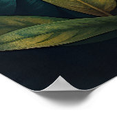 “Tiger of Mine” – Colourful Tiger Portrait ポスター (角)