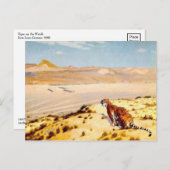 Tiger on the Watch by Jean-Leon Gerome 1888 ポストカード (正面/裏面)