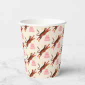 Tiger Party Animals Safari Zoo Birthday 紙コップ (裏面)