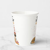 Tiger Partying – 動物のパーティー 紙コップ (左)