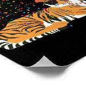 Tiger Partying Animals Having A Party  ポスター (角)