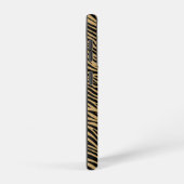 Tiger Pattern in Light Brown with Tiger Samsung Galaxyケース (右側面)