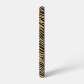 Tiger Pattern in Light Brown with Tiger Samsung Galaxyケース (左側面)