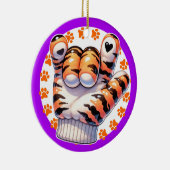 Tiger Paw ASL I LOVE YOU - 裏を見てね！ セラミックオーナメント (右)
