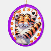 Tiger Paw ASL I LOVE YOU - SEE BACK! セラミックオーナメント (左)