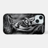 Tiger Phone Case – Customizable iPhone 15ケース (裏面横)