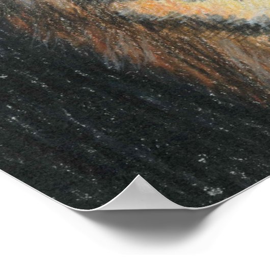 Tiger Poster, Art by Carla Kurt ポスター (角)