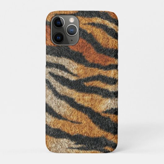 Tiger Print Elegant Wildlife Luxury Case-Mate iPhoneケース (裏)