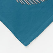 Tiger Reindeer Christmas Santa Hat Tiger Xmas  フリースブランケット (角)