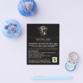 Tiger Roar氏、セキュリティ担当者のチラ広告ー チラシ (シングル)