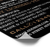 Tiger Roar、セキュリティ担当者広告の ポスター (角)