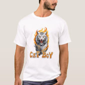 Tiger Roar - Cat Boy Tシャツ (正面)